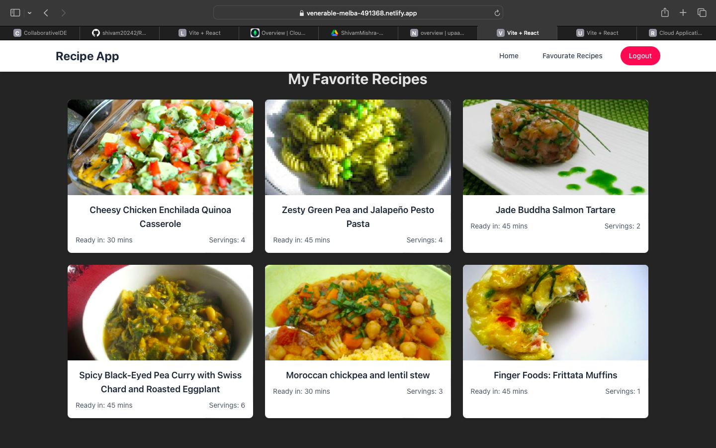 Recipe App 1